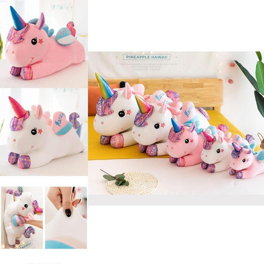 Luxuriously Soft Large Galaxy Unicorn Plush Toy Bed Pillow For Kids And Girls