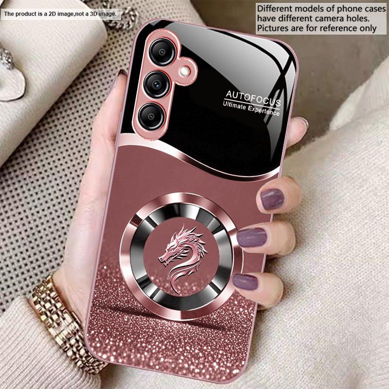 Purple new dragon head For Samsung A20 30 22 23 24 25 26 31 32 33 34 35 42 50 51 52 53 54 55 56 70 71 72 73 glass phone case