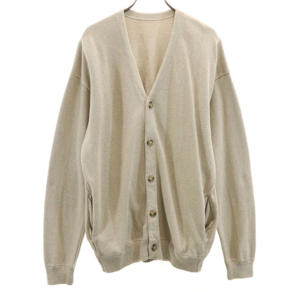 crepuscule made in Japan Long sleeve V neck cardigan 2 Beige Men's Used