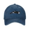 Killer Whale (Orcinus Orca) Denim Cap Casual Baseball Caps Adjustable Hat Summer Unisex Baseball Hats