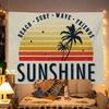 VIKAMA Summer Vintage Tropical Tapestry Bohemian Wall Decor Tapestry Dormitory Bedroom Backdrop Strong Room Decoration