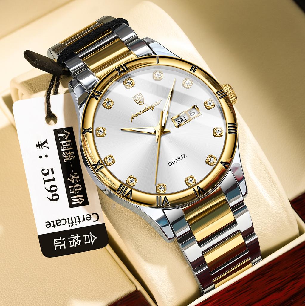 Bricked Men'S Watches Business Fashion Quartz Watches