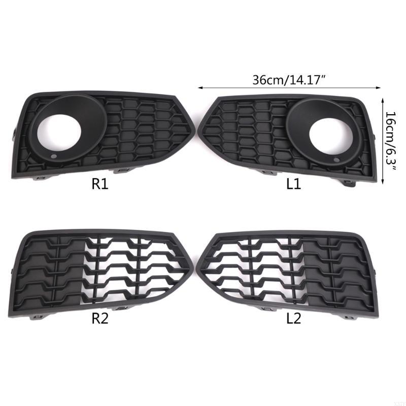 Car Front Fog Light Mesh Grille Radiator Stripe Bumper Grill for 2Series F22 F23 X37F