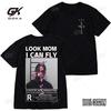 HOT SALE Cactus Jack T-shirt High Quality Men Women LOOK MOM I CAN FLY Tee Hip Hop Short Sleeve Tshirts Tops Clothes
