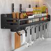 Modern Wall-Mounted Kitchen Organizer Rack