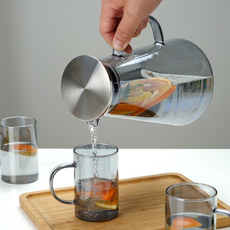 Sejana Thick Glass Cold Water Pitcher Set