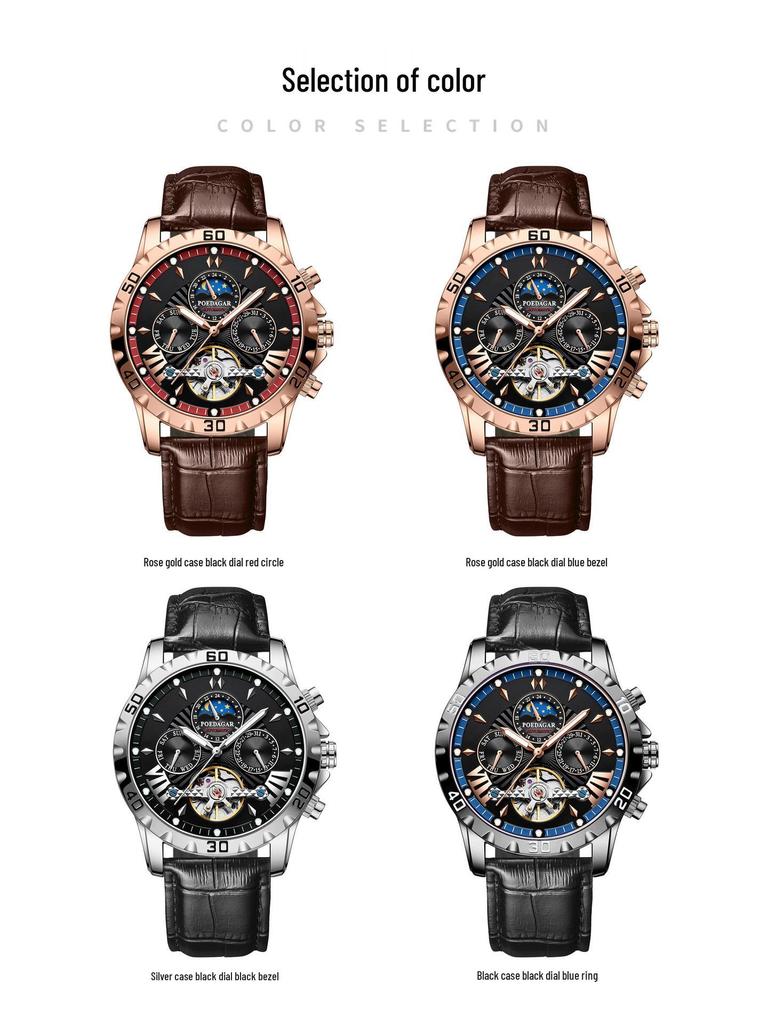 Swiss Men's Luxury Automatic Mechanical Watch – Fashionable Hot Seller