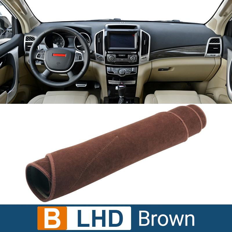 Auto Armaturenbrettabdeckung Vermeiden Licht Pad Sonnenschutz Hülle Anti-UV Teppiche Rutschfeste Matte Für Haval H9 2015 2016 2017 2018 2019 2020 2021