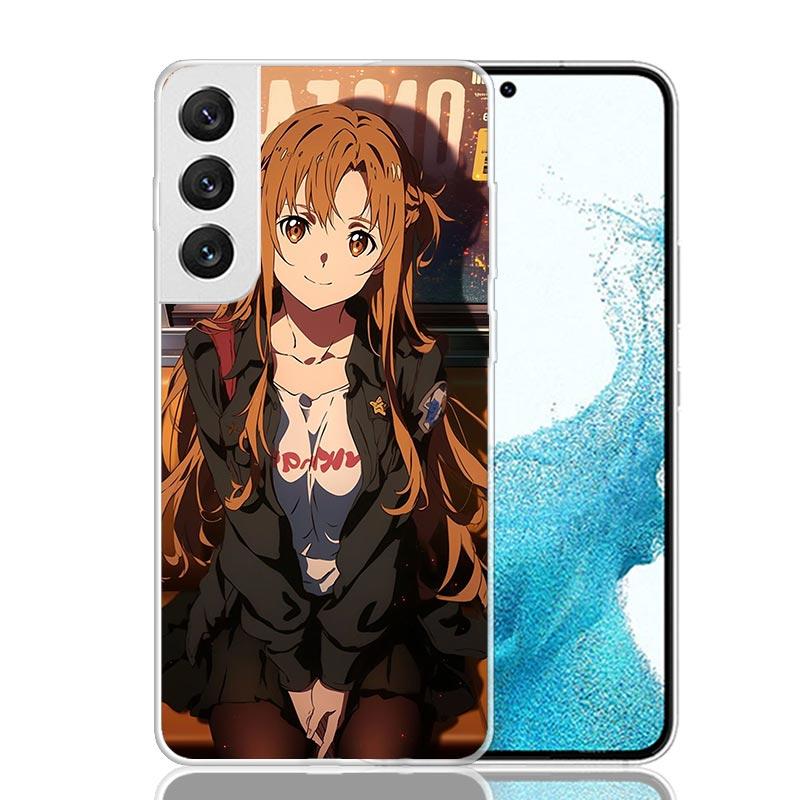 Sword Art Online Yuuki Asuna Phone Case For Samsung Galaxy S26 S25 Edge S24 S23 FE S22 Ultra S21 Plus S20 + Fundas Cover Coque G