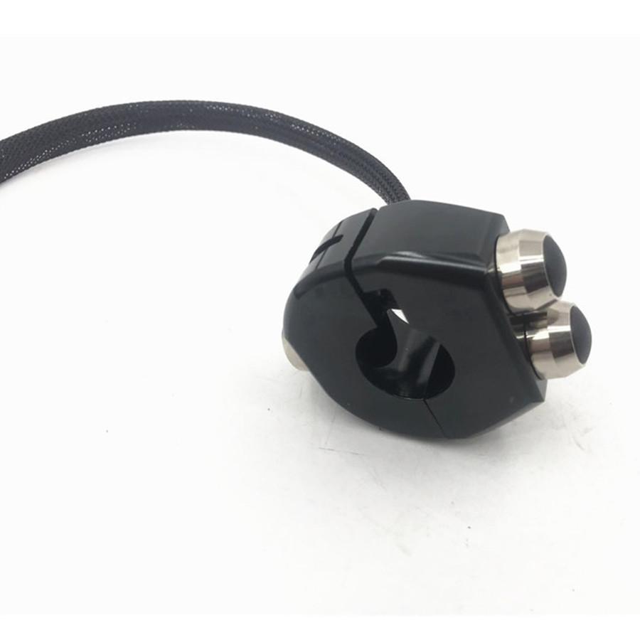 25MM CNC Alloy 3-Button Cafe Racer Grips Honda Yamaha