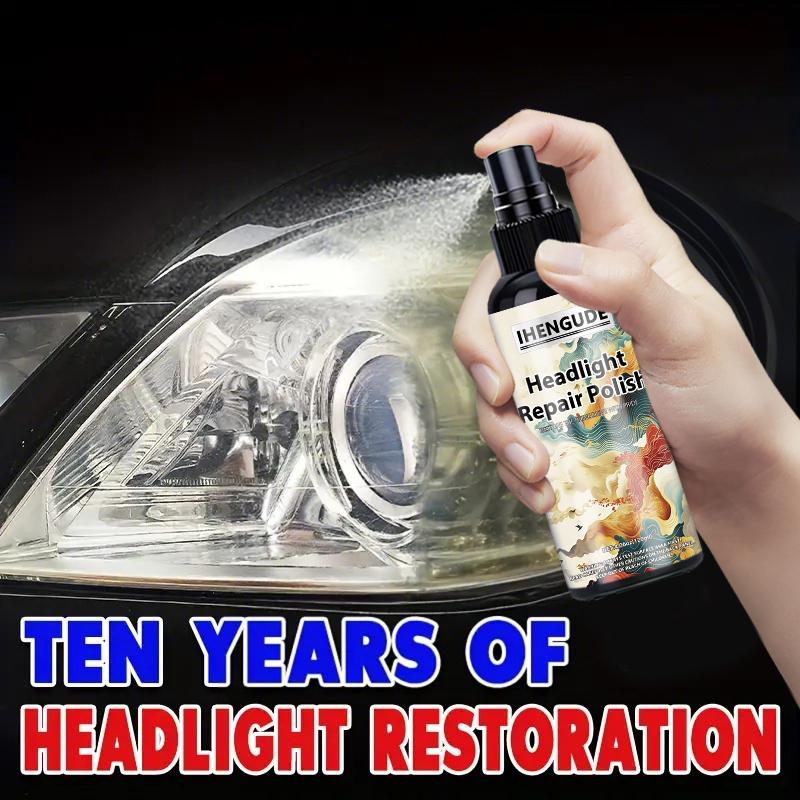 Car Headlight Repair and Polishing Kit, Scratch Removal and Cleaning Paste, Universal Headlight Lens Repair Kit