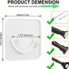 Self Adhesive Telescopic Pole Support Sticker Punch-free Household Telescopic Rod Holder Crossbar Wall Hooks Fixing Bracket