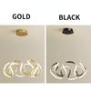 Modern Chandelier Led Chandelier Round Gold/black Chandelier Kitchen Living Room Dining Room Kitchen Room Lighting