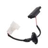 1x 81260-B4000 Car Trunk Lid Lock Release Switch ABS Black Boot Release Handle Tailgate Open Button For Hyundai I10 2013-