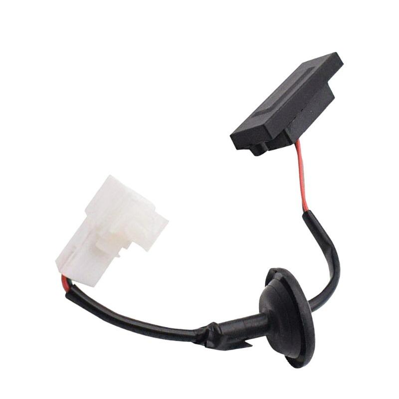 1x 81260-B4000 Car Trunk Lid Lock Release Switch ABS Black Boot Release Handle Tailgate Open Button For Hyundai I10 2013-
