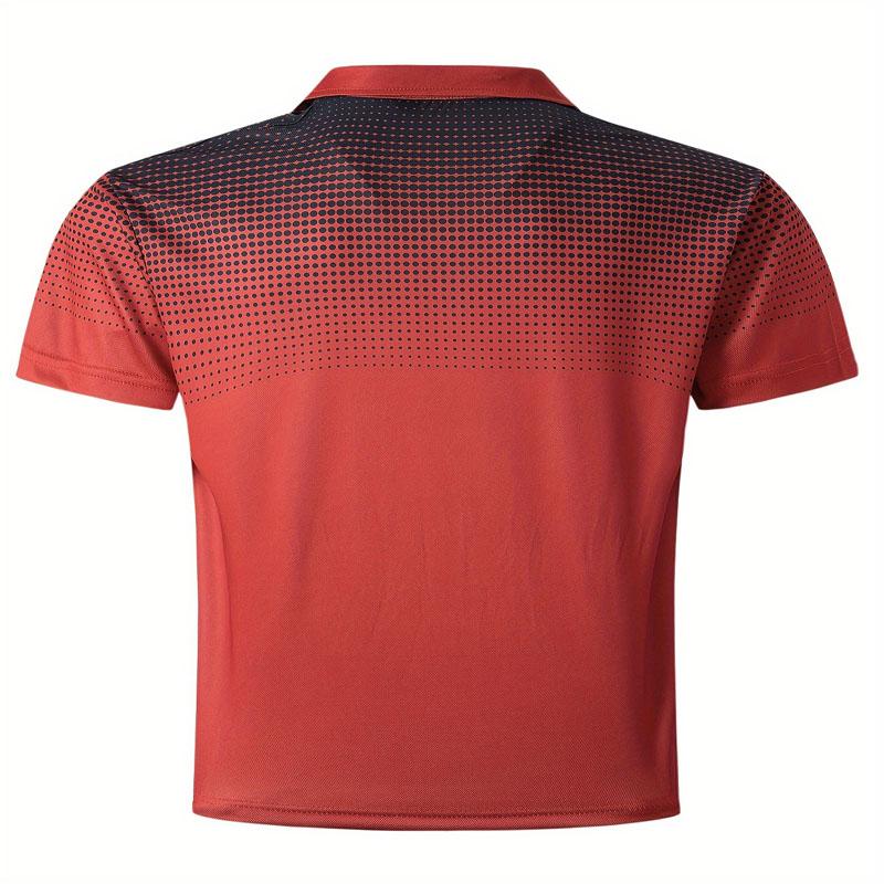 Men's Summer Casual Short Sleeved Shirt with Grid Print, Comfortable Outdoor Sports Style Top