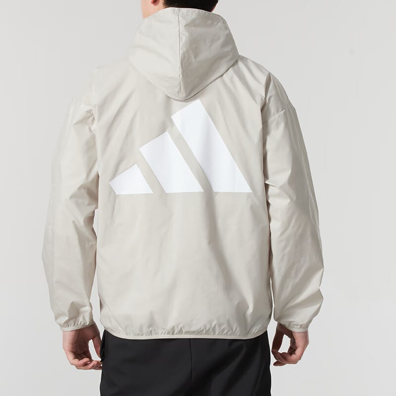 adidas ESSENTIALS WINDBREAKER Jacket Men's Gray IM7849