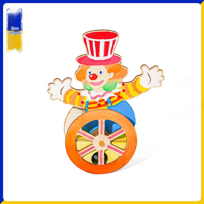Creative Clown Roly-Poly STEAM Teaching Aids Set – Educational Experiment Kit