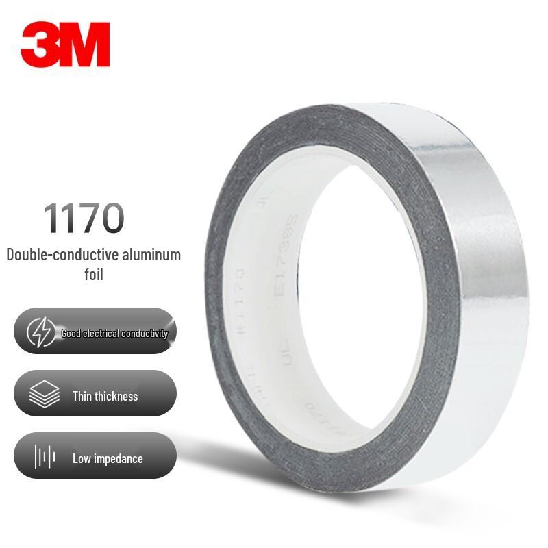 3M 1170 Conductive Shielding Aluminum Foil Tape серебристый