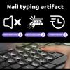 64/100Pcs Long Nail Typing Tools Transparent Silicone Keycaps Providing Clear And Comfortable Protection For Long Nail Art