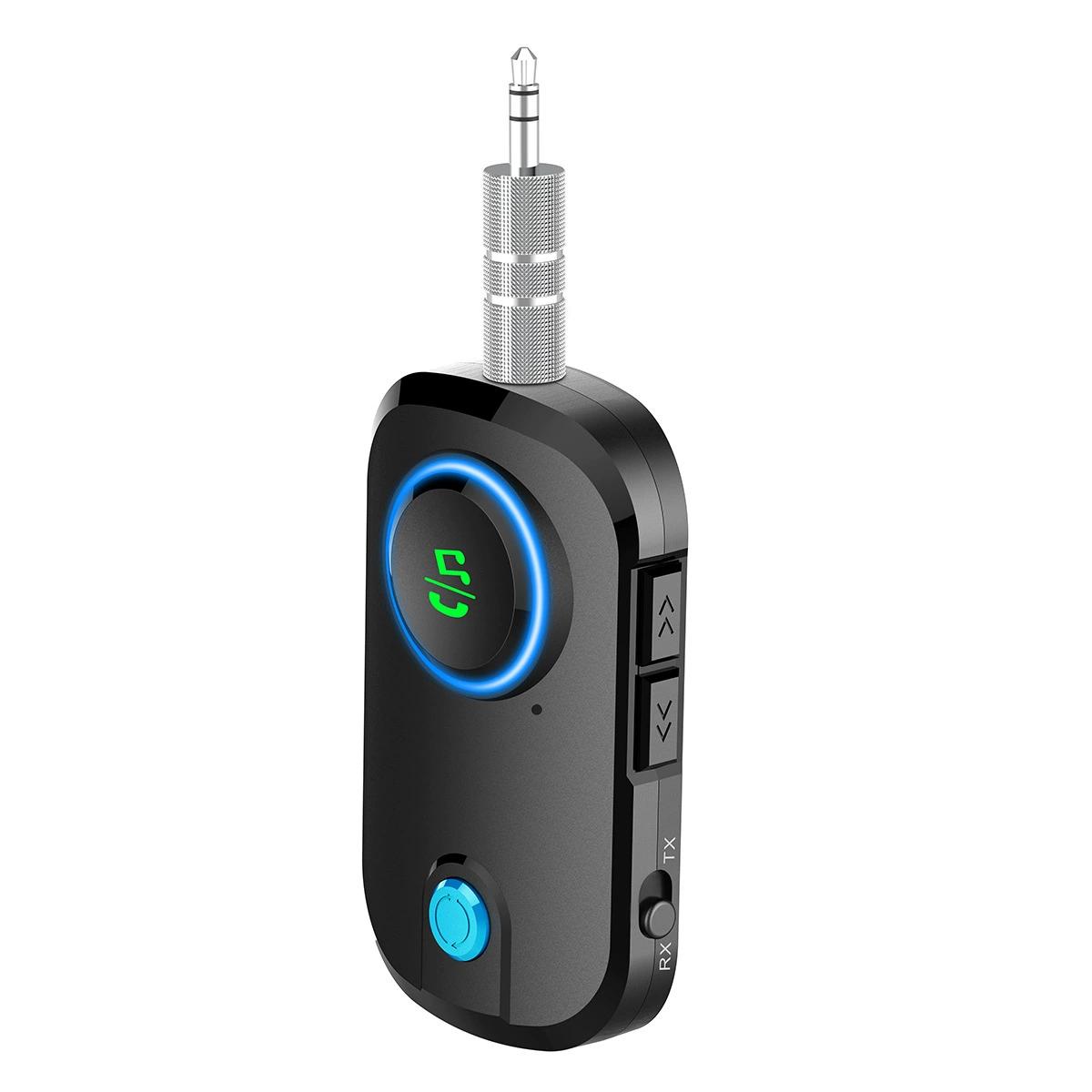 

Adaptador de audio Bluetooth 2 en 1 transmisor y receptor para coche y hogar