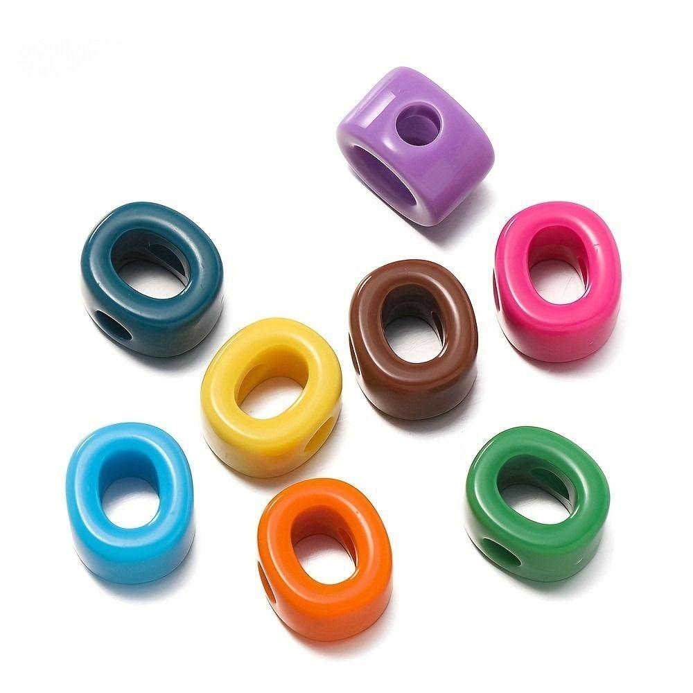 50Pcs Y2K Acrylic Pendant DIY Jewelry Making Charm Minimalist Letter Pendant  Jewelry Accessories