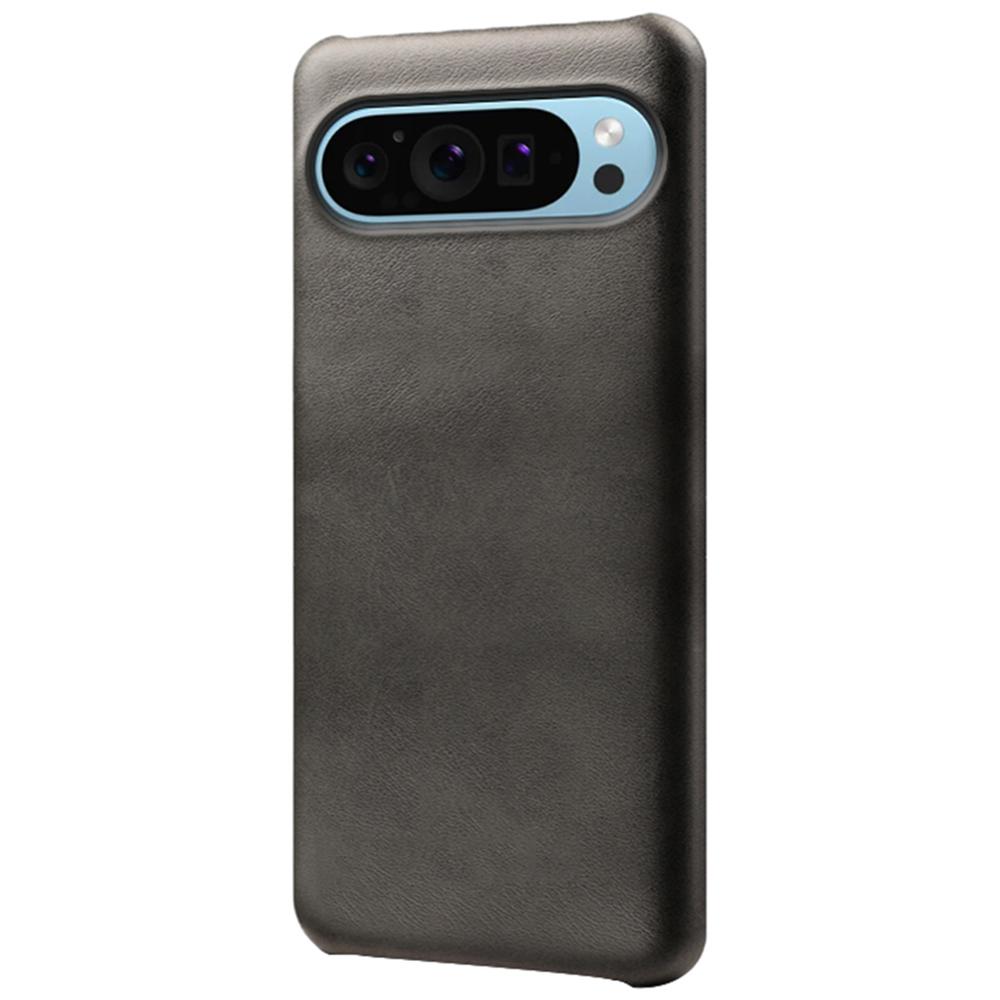 Für Google Pixel 9/Pixel 9 Pro Hüllen Slim-Fit Kalbsleder Textur Handyhülle PU-Leder+PC Handyhülle