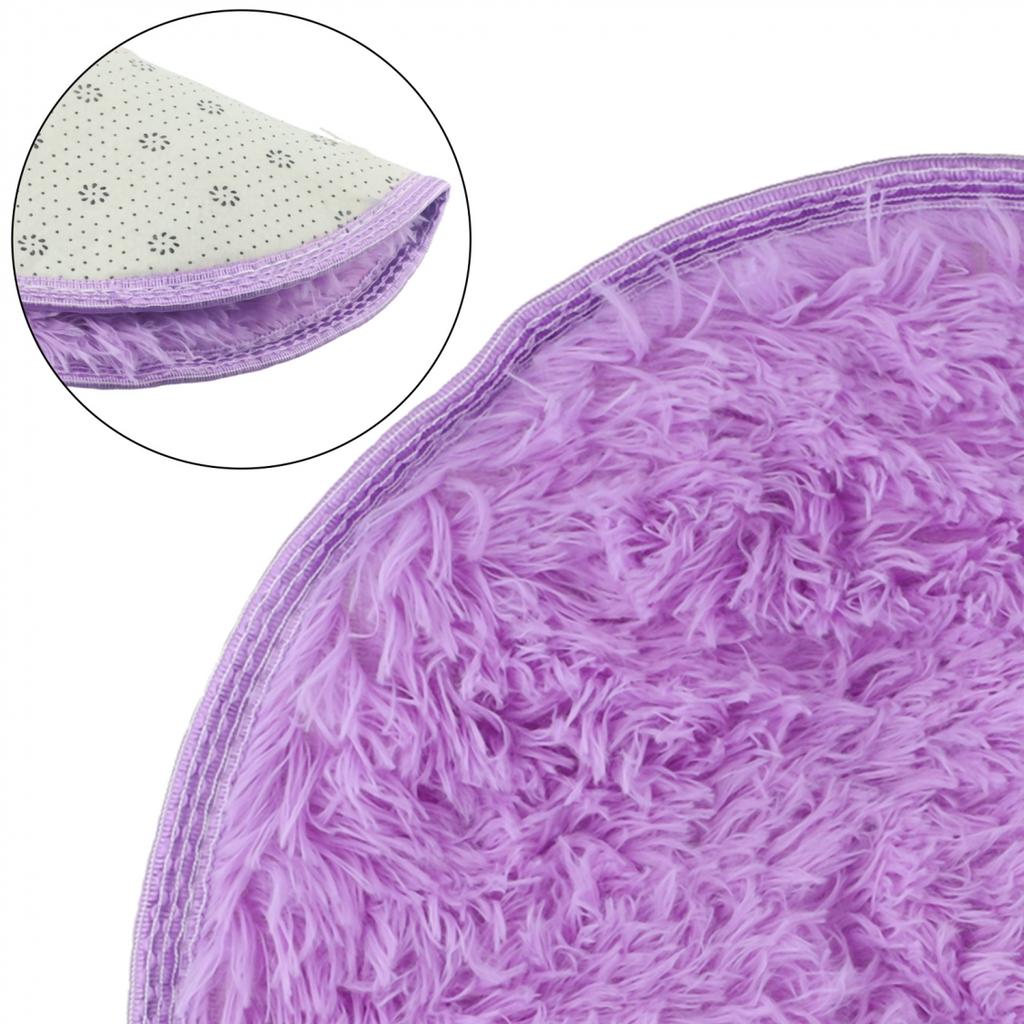 Carpet Plush Round Round Shaggy Silk Wool Sofa Blanket