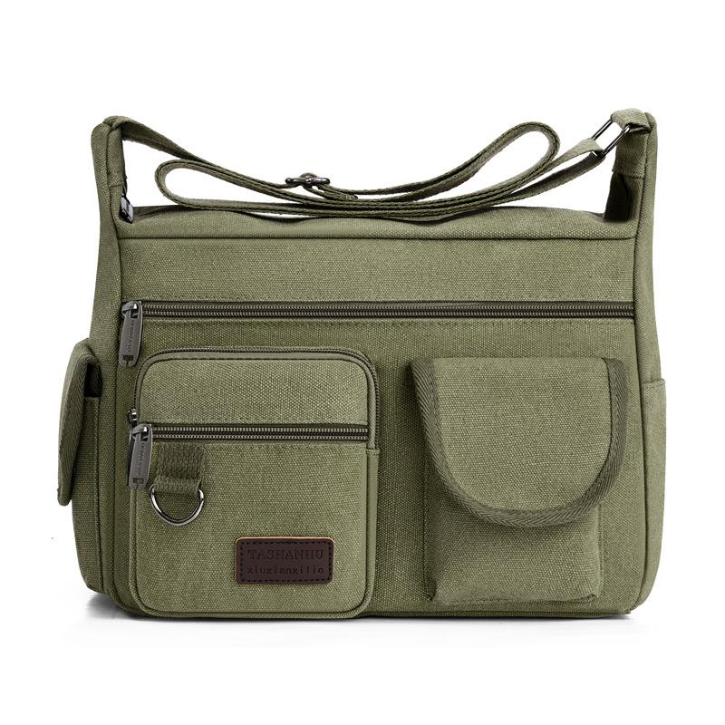 Men's Shoulder Bag Crossbody Bag Canvas Bag