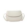 Retro Saddle Bag Single-shoulder Crossbody Bag Fashionable Simple and Artistic Hard-shell Bag for Ladies Casually