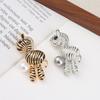 Exquisite Personality Animal Pearl Zebra Brooch Pin For Women Clothing Coat Jewelry Accessries Gifts
