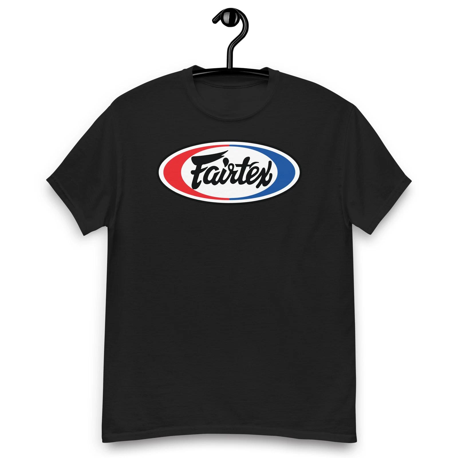 

Унисекс футболка в стиле логотипа Fairtex, черная и темно-синяя, размеры S-5XL 4XL