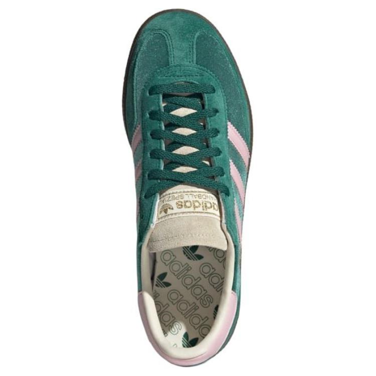 New Adidas Originals Handball Spezial Green Pink Velvet Women's JI2648
