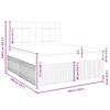 Box Spring Bed with Mattress Taupe 180x200 Cm Fabric