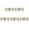 40 Pcs Soft Shrimp Lure TPE High Elasticity Tear Resistant Lifelike Shrimp Fishing Bait