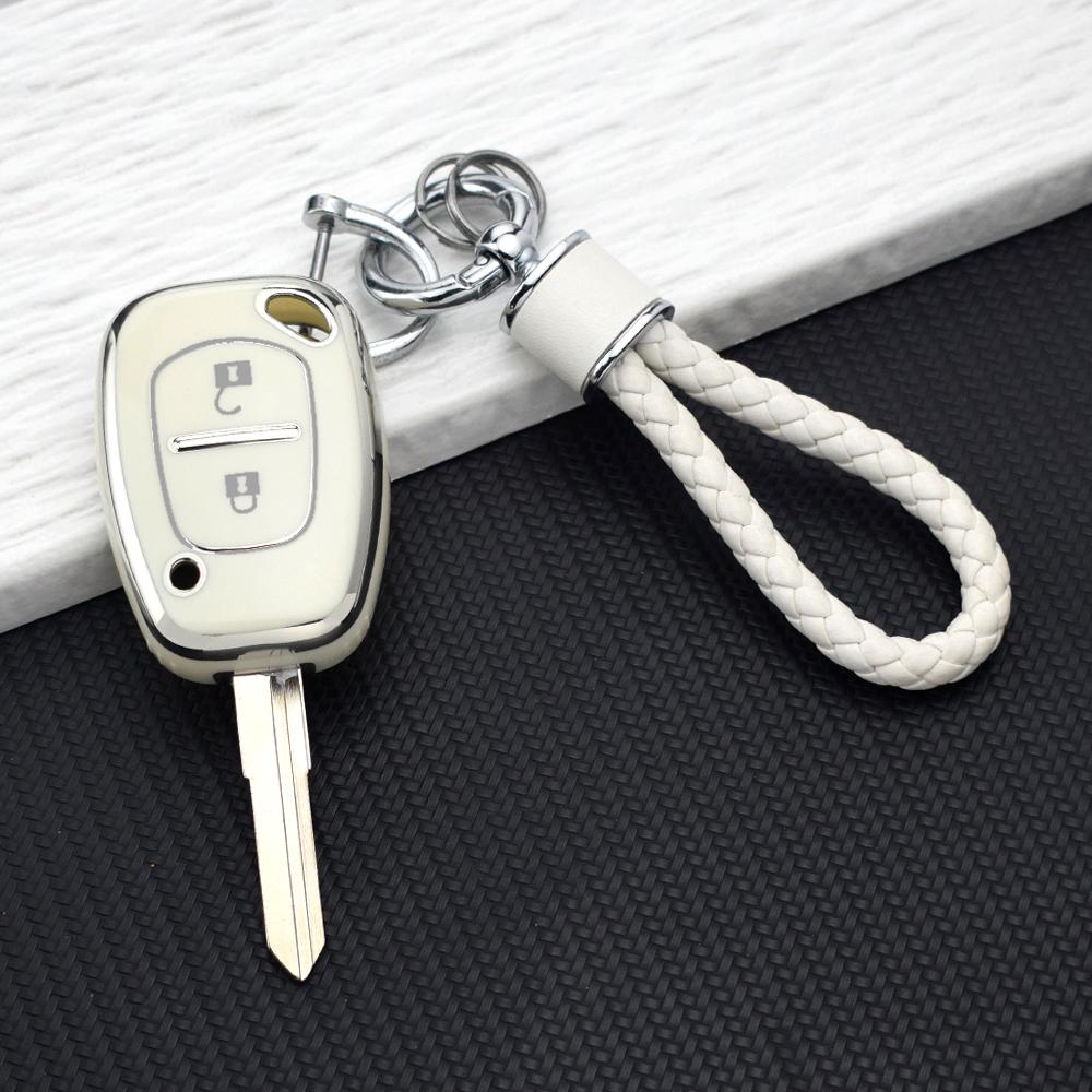 Tpu Car Key Case Cover Shell Protector For Renault Kangoo Trafic Movano Vauxhall Opel Vivaro Car Key Chains Auto Accessories
