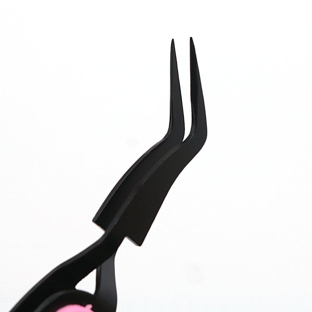 Stainless Steel Reverse Tweezers for Nail Art, Gel Polish, Crystal Nails, and DIY Extensions