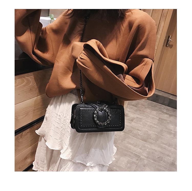 2025 Trendy Retro Chain Small Square Crossbody Shoulder Bag for Women