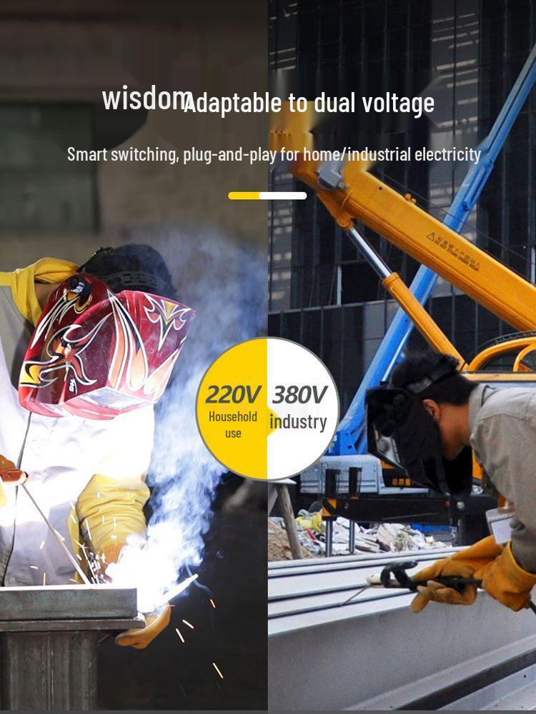Shanghai Hugong 400DN Dual Voltage Industrial Welder - Universal Manual, High Current, 220/380V