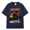 Korean Kpop Hip Hop Group Lngshot LOUIS Graphic T Shirt Unisex Women Clothing Fashion Short Sleeve Pure Cotton Casual Tshirts
