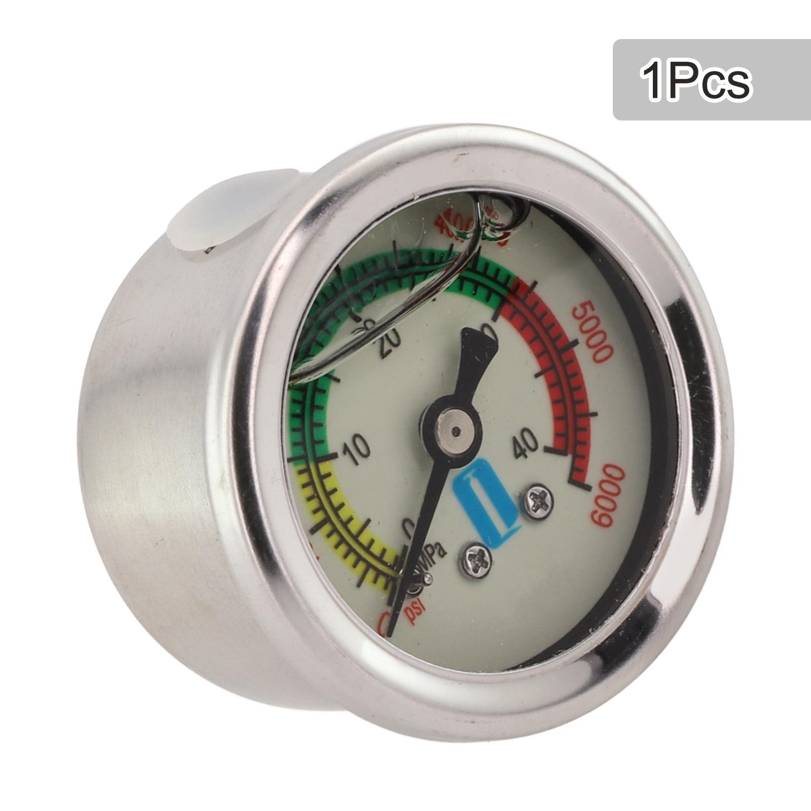 

2-дюймовый манометр давления воды для бассейна, гидравлический манометр, манометр 0-6000 фунтов на кв. дюйм 0-40 МПа, манометр из нержавеющей стали