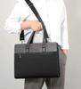 1pcs Briefcase file bag, men's handbag, commuting document bag, zip file bag, business civil servant unit conference bag