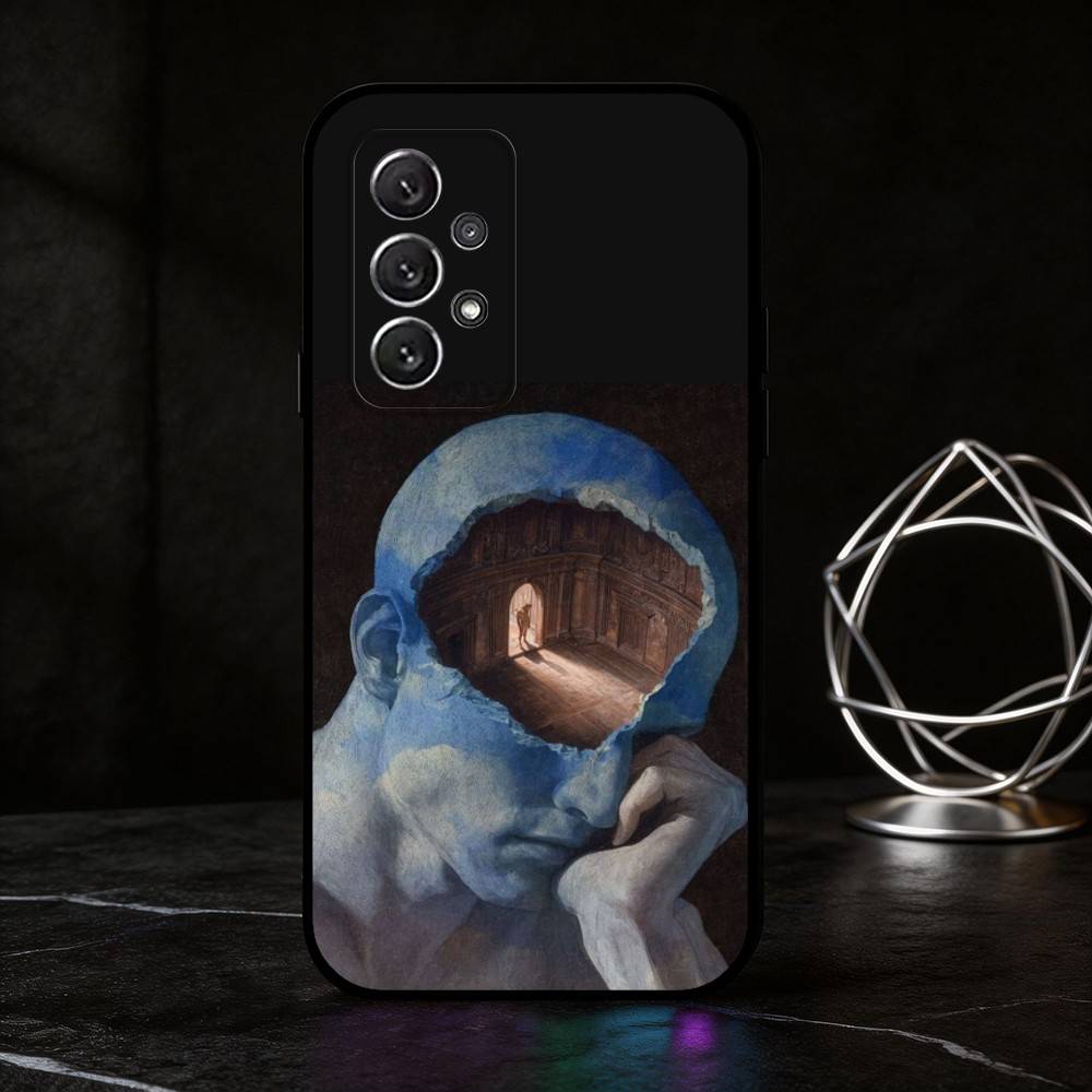 

M-Metaphoric Dark Art phone Case For Samsung S25,24,21,22,23,30,Ultra,20,Plus,Fe,Lite,Note Soft Black Cover Samsung S235G