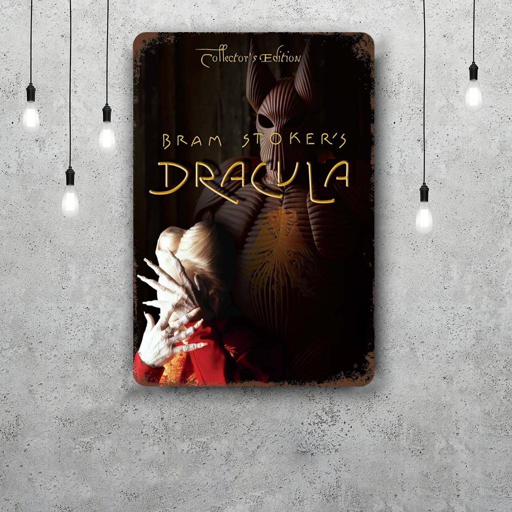 bram stokers dracula Vintage Metal Tin Signs Posters Decor Retro Metal Plaque Wall Art Decor for Garage Bar