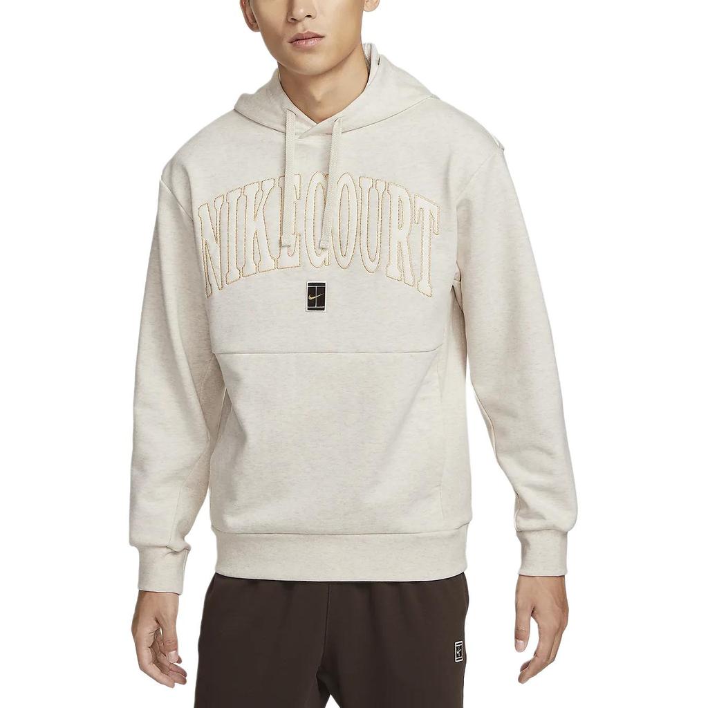 Nike Court Heritage Dri-Fit Embroidered Logo Outdoor Casual Sports Hooded Pullover Long Sleeve Sweatshirt Men Sweatshirt FQ2094-104