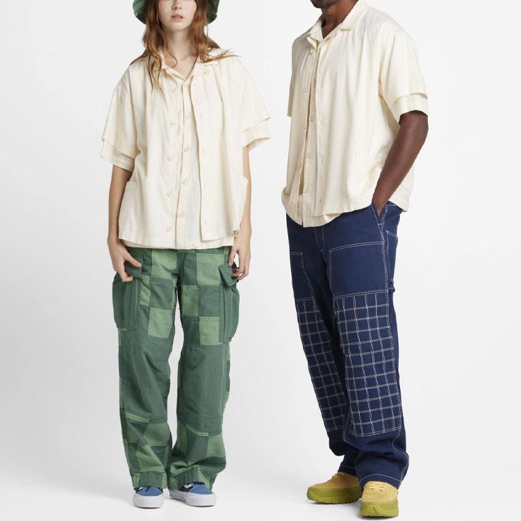 Vans OTW SS24 Solid Color Loose Fit Double Layer Polo Shirt Unisex Shirts Off-White VN000GBV3KS