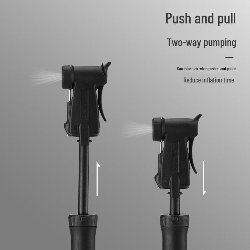 Portable Bicycle Push-Pull Air Pump