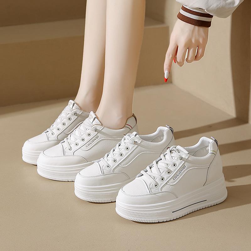 Fashionable and versatile women's casual sneakers--Soft elastic breathable thick sole heightened arch support not tired feet comfortable shoes