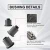 8X Front Lower Upper LH+RH Control Arm Bushing for 2001-2006 Mitsubishi Montero