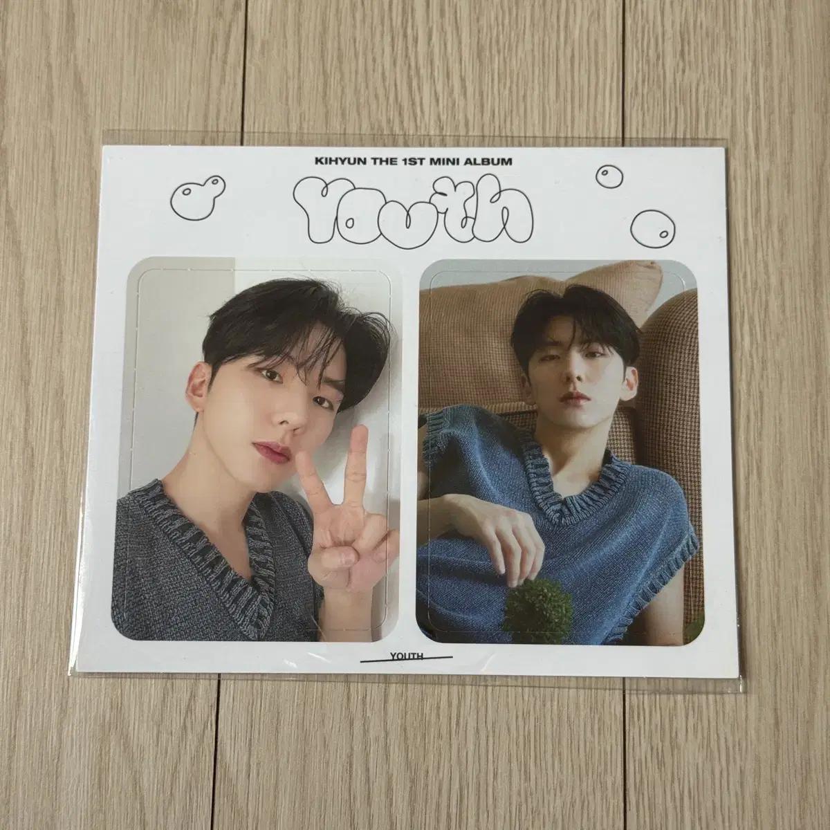 

Monsta X Kihyun Youth Starship Unreleased Photocard Bonus Photocard